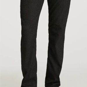 34 Heritage Men's Black Straight Jeans 34x34